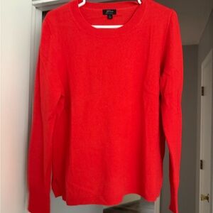 J.Crew Red Cashmere Sweater